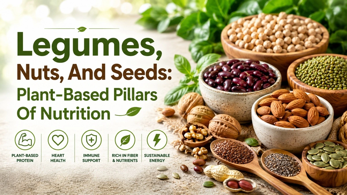 Legumes, Nuts, And Seeds Plant-Based Pillars Of Nutrition