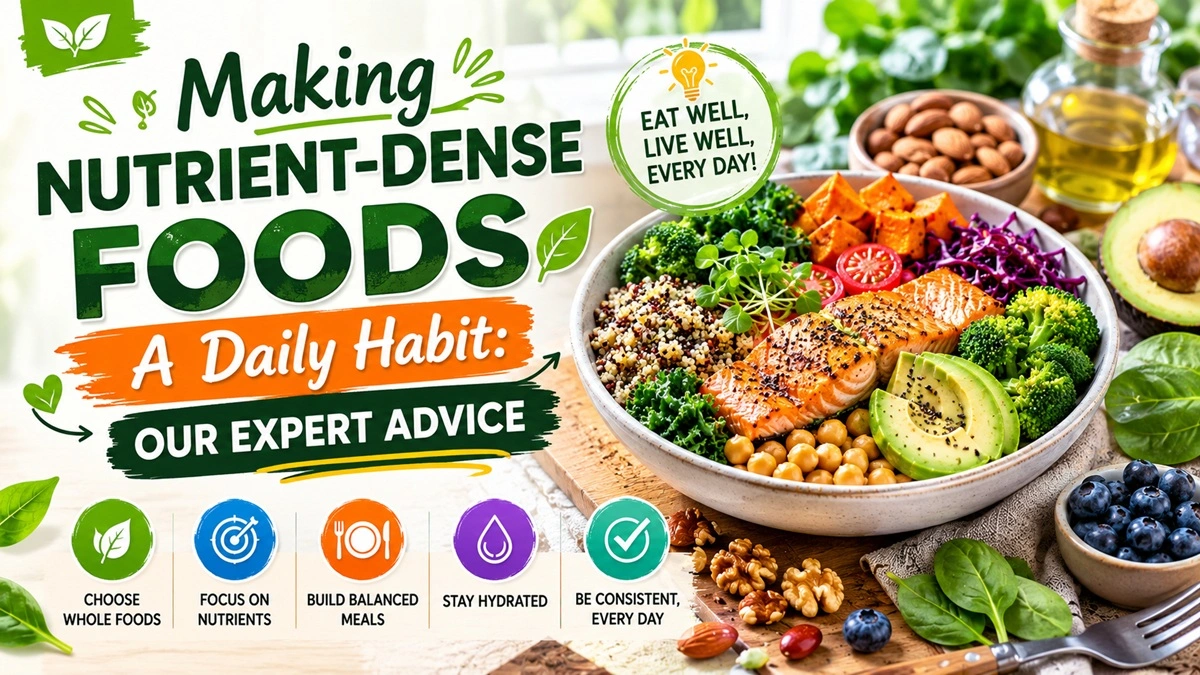 Making Nutrient-Dense Foods A Daily Habit Our Expert Advice