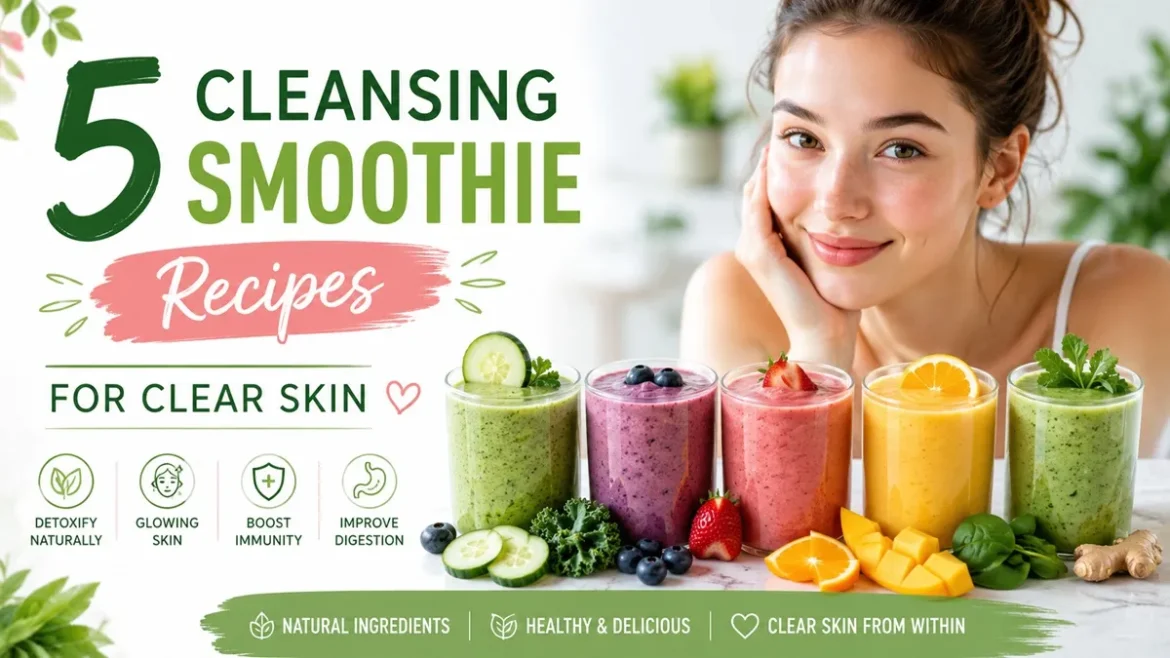 5 Cleansing Smoothie Recipes For Clear Skin