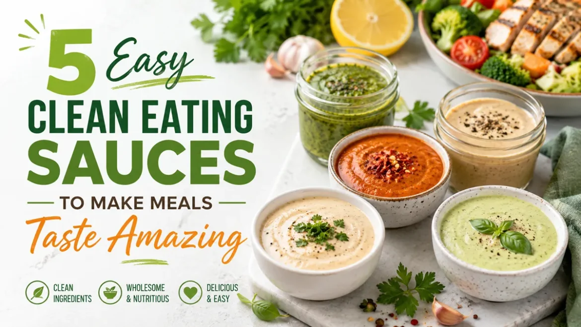 5 Easy Clean Eating Sauces To Make Meals Taste Amazing