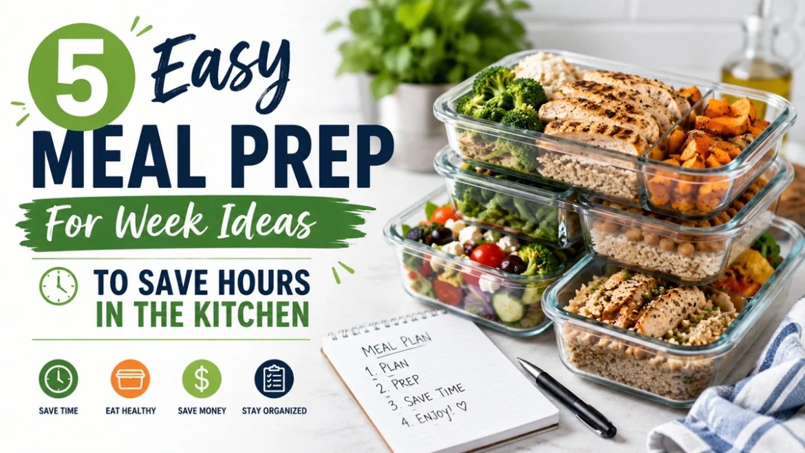 5 Easy Meal Prep For Week Ideas To Save Hours In The Kitchen