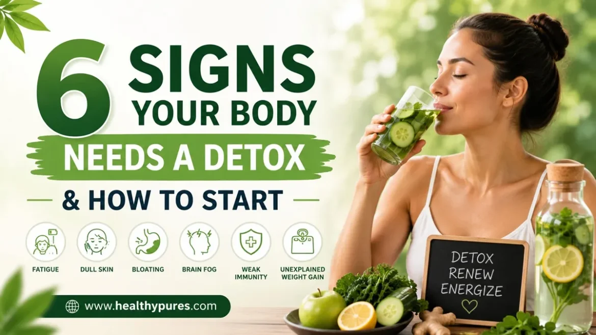 6 Signs Your Body Needs A Detox & How To Start