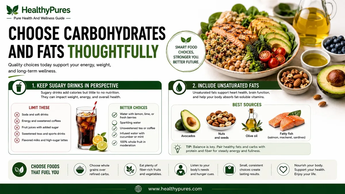 Choose Carbohydrates And Fats Thoughtfully