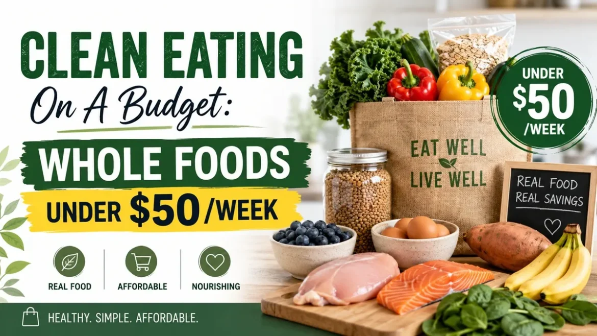 Clean Eating On A Budget Whole Foods Under $50Week
