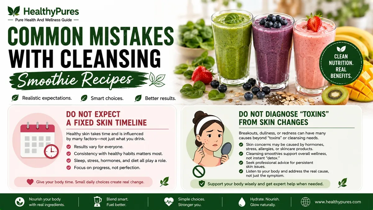 5 Cleansing Smoothie Recipes For Clear Skin 9 Common Mistakes With Cleansing Smoothie Recipes