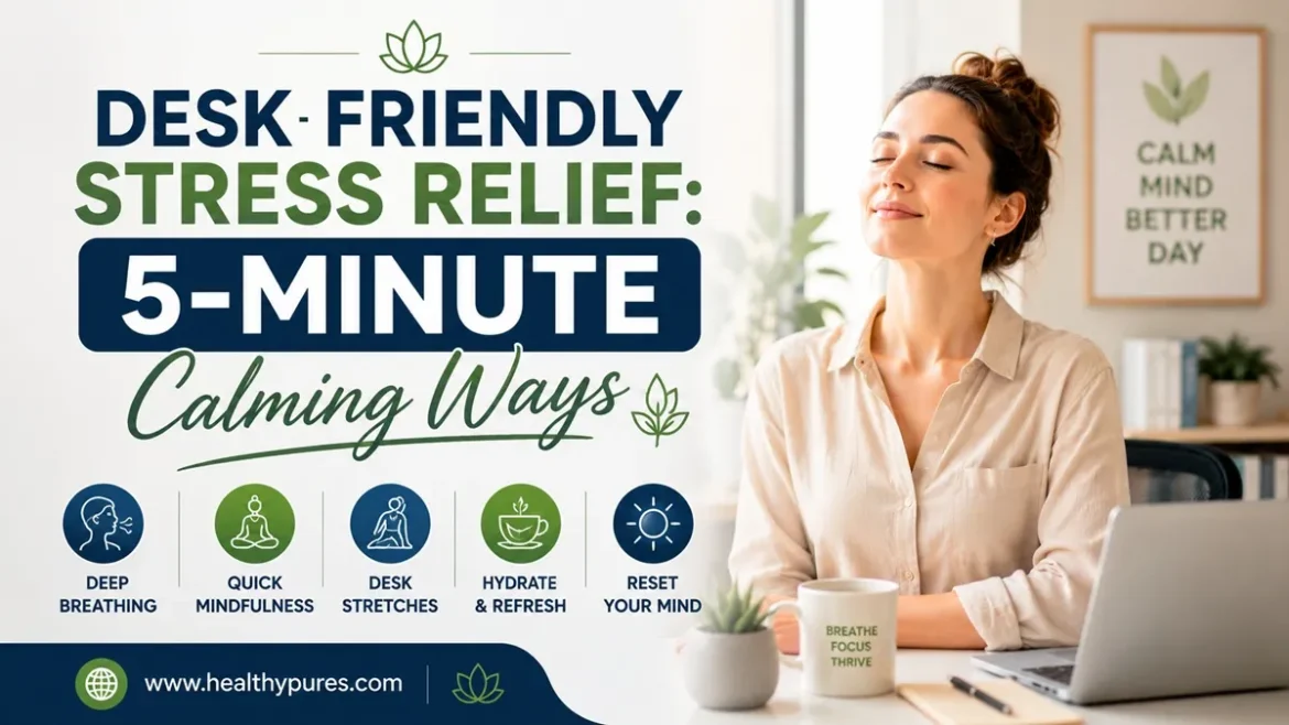 Desk Friendly Stress Relief 5-Minute Calming Ways