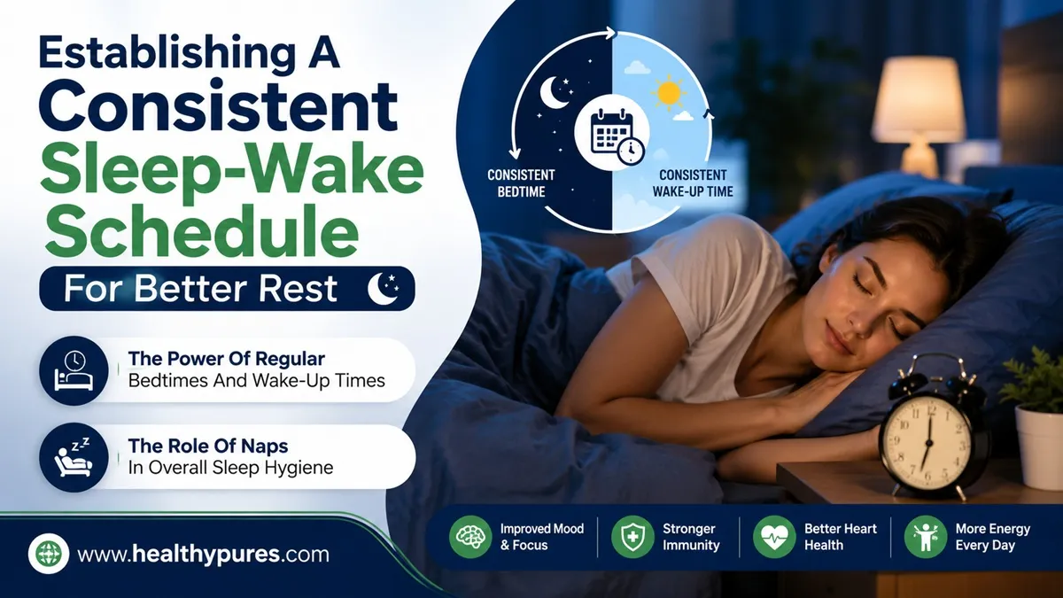 Establishing A Consistent Sleep-Wake Schedule For Better Rest