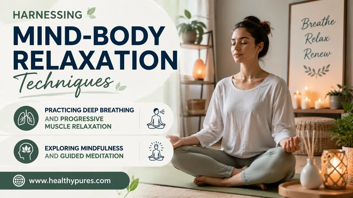 Gentle relaxation practice before sleep