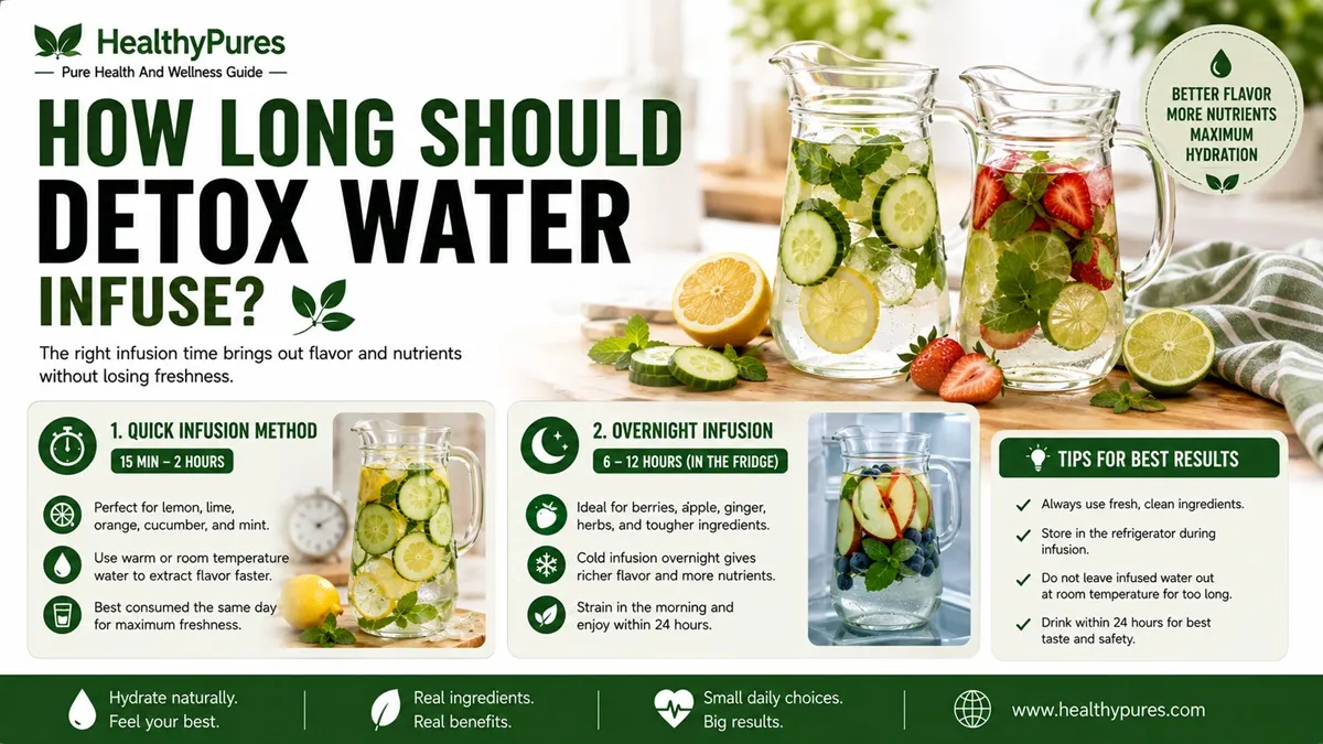 DIY Detox Water Recipes: Refresh Your Body Daily 8 How Long Should Detox Water Infuse