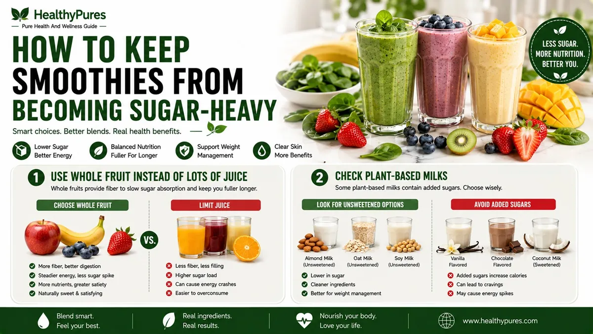 5 Cleansing Smoothie Recipes For Clear Skin 7 How To Keep Smoothies From Becoming Sugar-Heavy