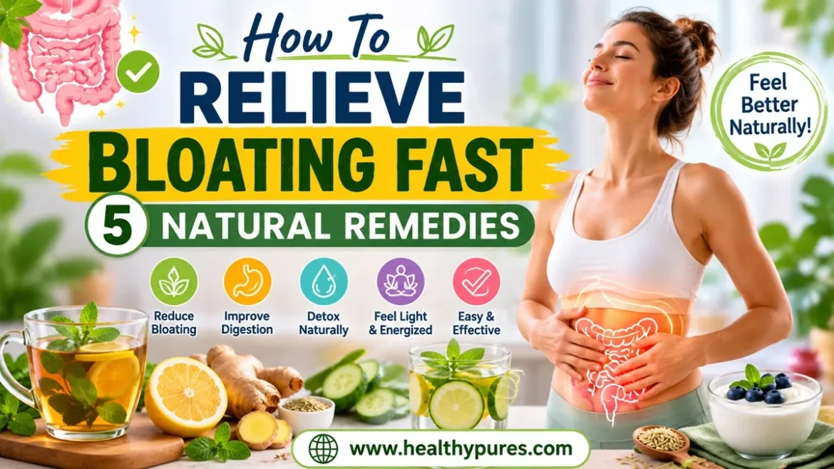 How To Relieve Bloating Fast 5 Natural Remedies