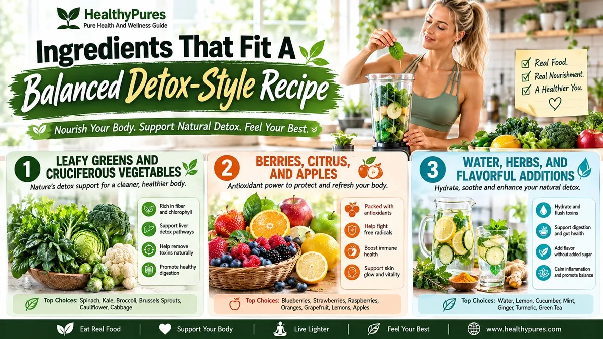 Ingredients That Fit A Balanced Detox-Style Recipe