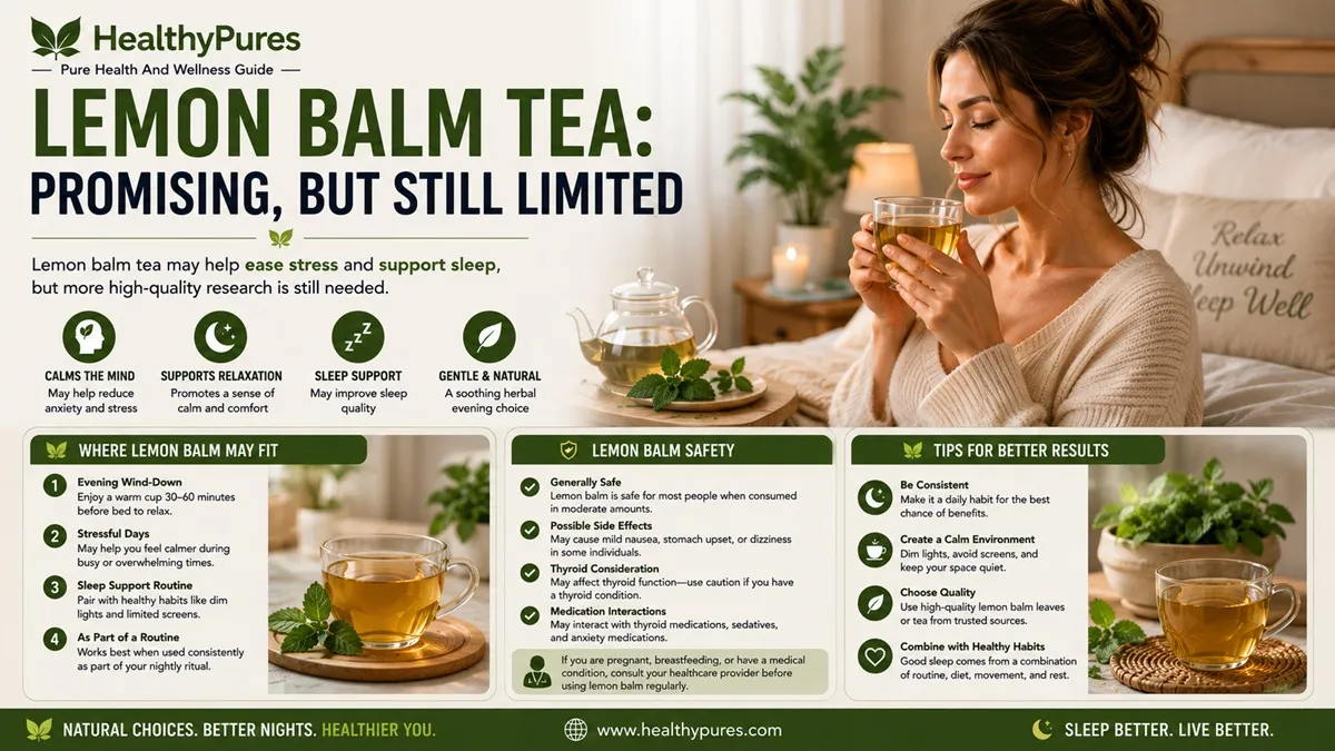 Lemon Balm Tea Promising, But Still Limited