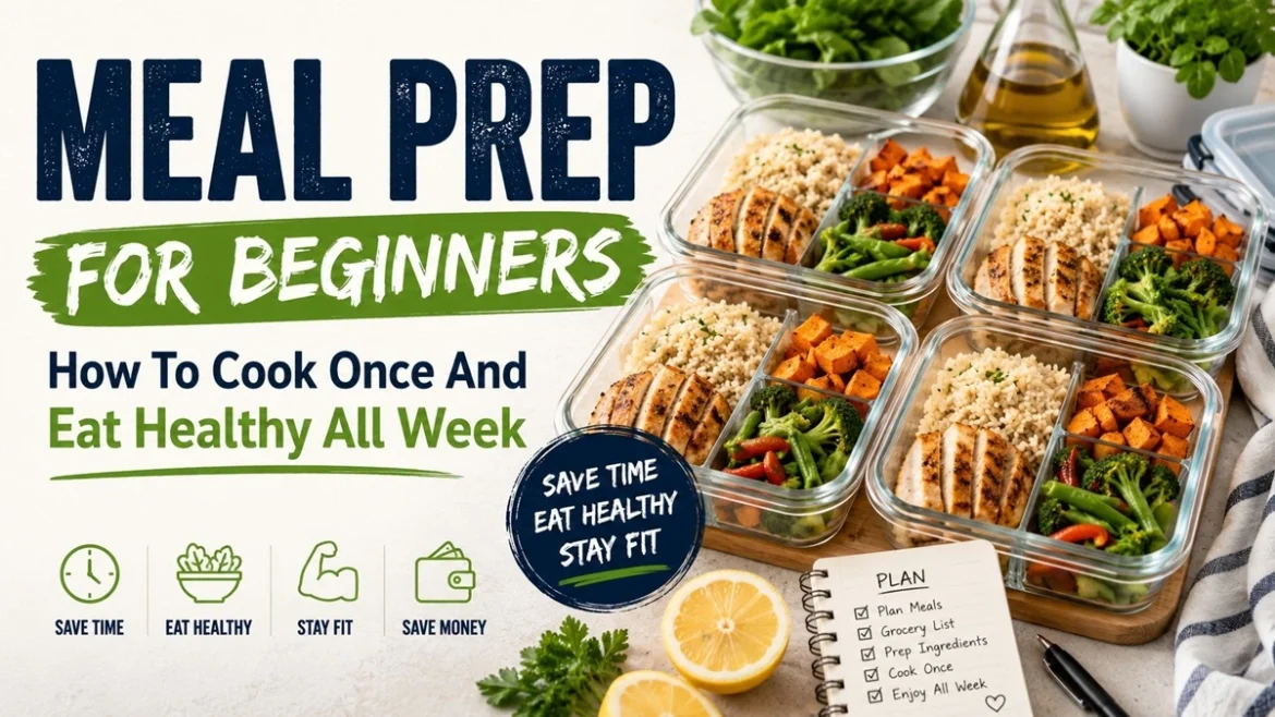 Meal Prep For Beginners How To Cook Once And Eat Healthy All Weeks