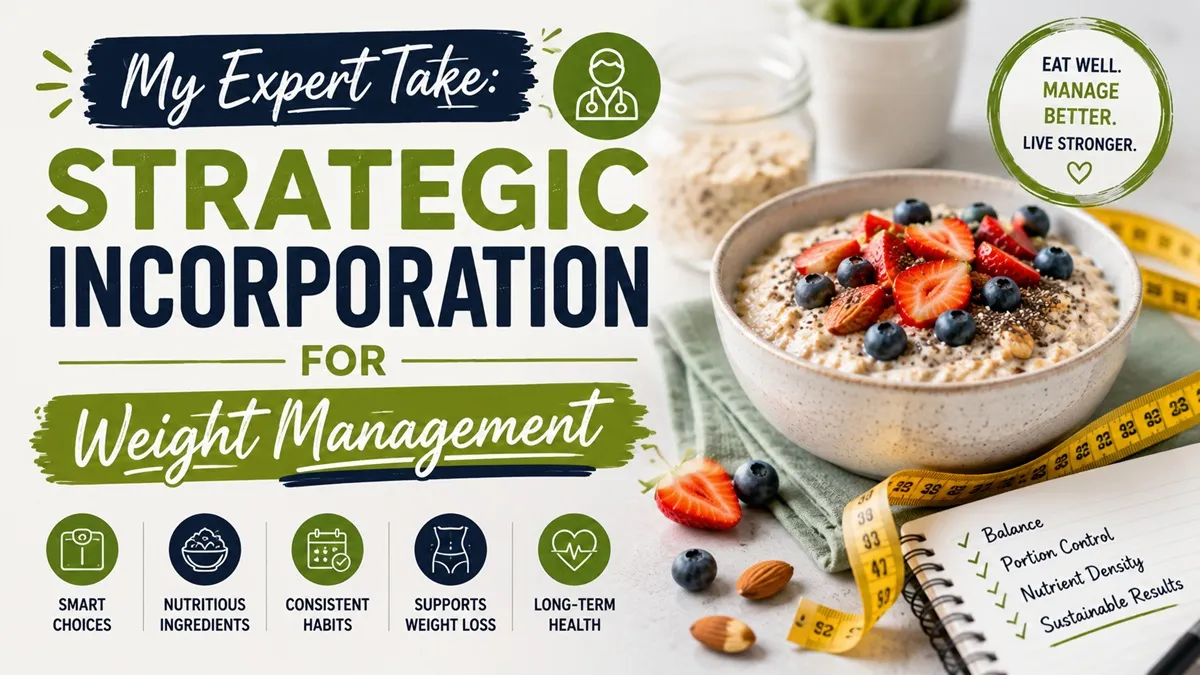 My Expert Take Strategic Incorporation For Weight Management