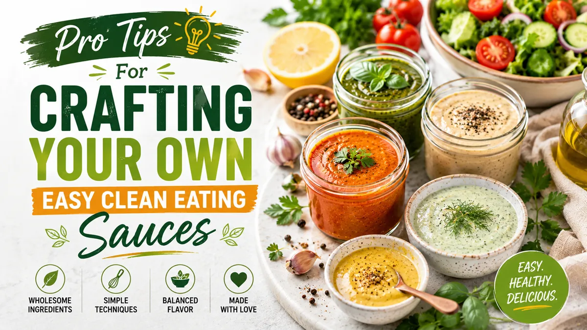 Pro Tips For Crafting Your Own Easy Clean Eating Sauces