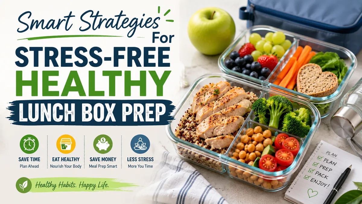 Smart Strategies For Stress-Free Healthy Lunch Box Prep