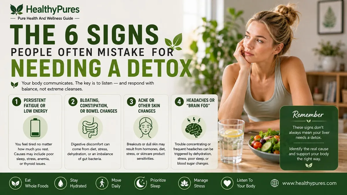 The 6 Signs People Often Mistake For Needing A Detox