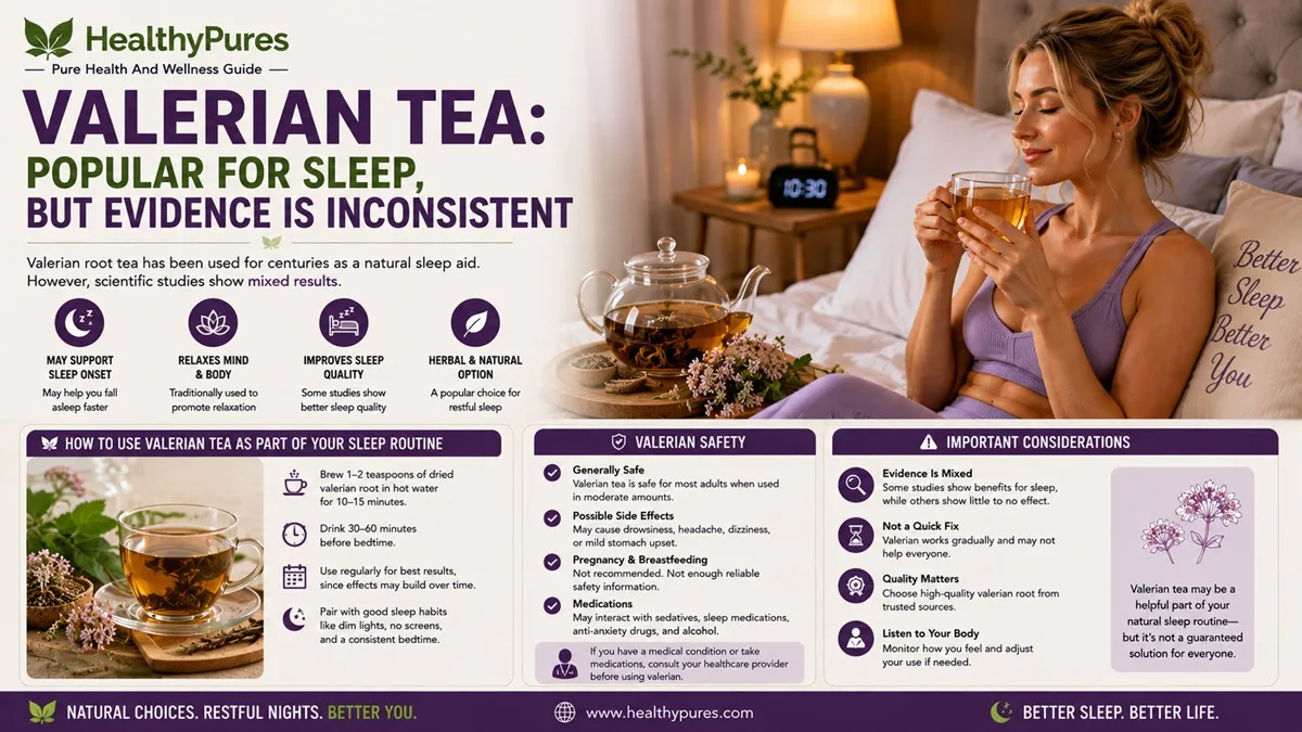 Valerian Tea Popular For Sleep, But Evidence Is Inconsistent