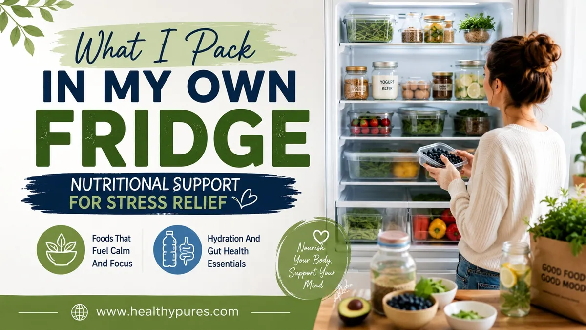 What I Pack In My Own Fridge Nutritional Support For Stress Relief