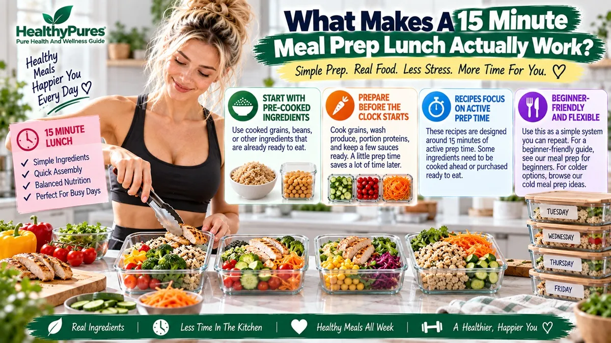 7 Genius 15 Minute Meal Prep Lunch Recipes For Busy People 4 What Makes A 15 Minute Meal Prep Lunch Actually Work