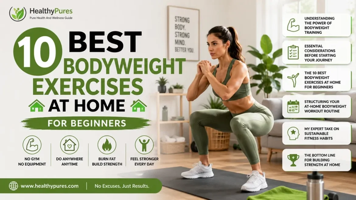 10 Best Bodyweight Exercises At Home For Beginners