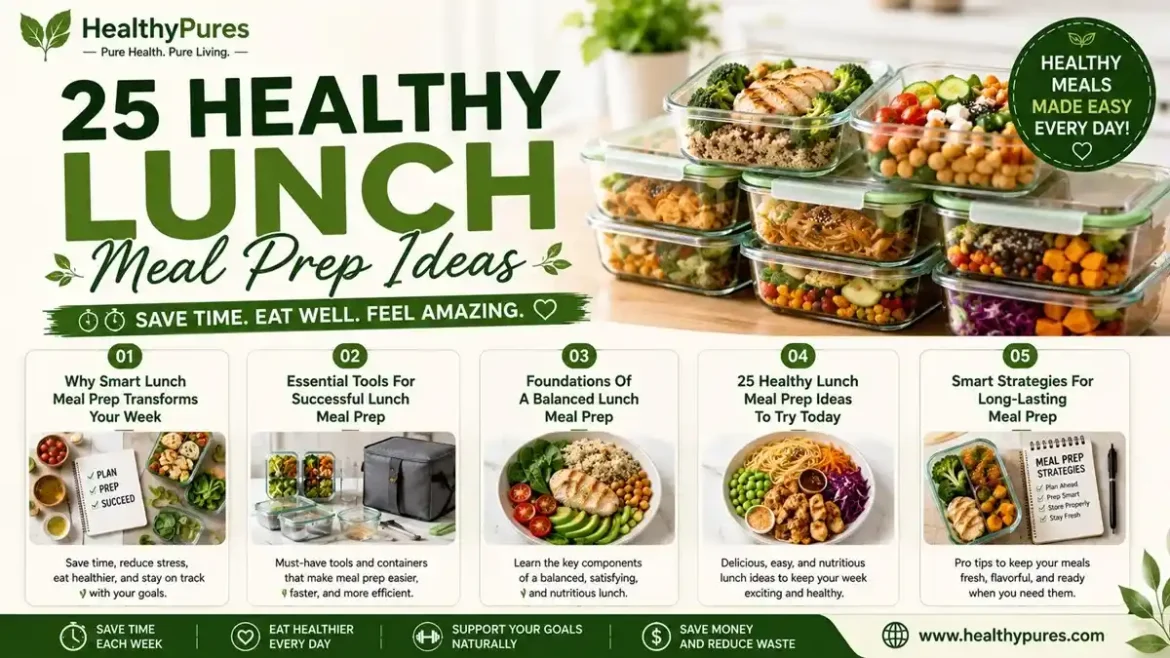 25 Healthy Lunch Meal Prep Ideas