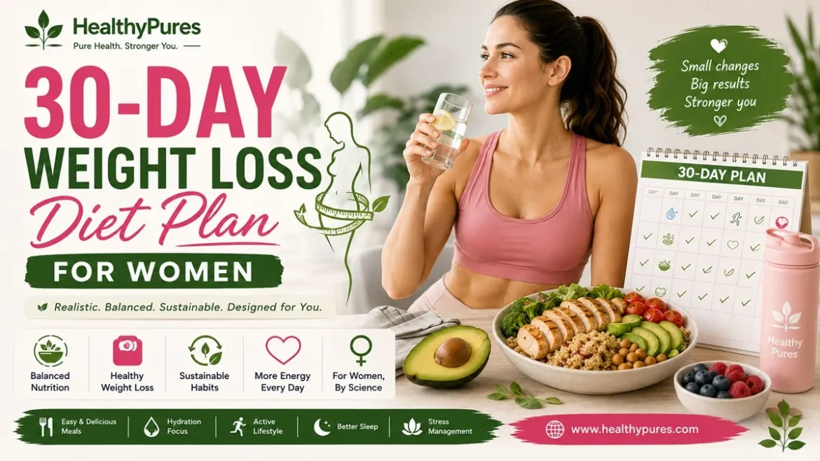 30-Day Weight Loss Diet Plan For Women