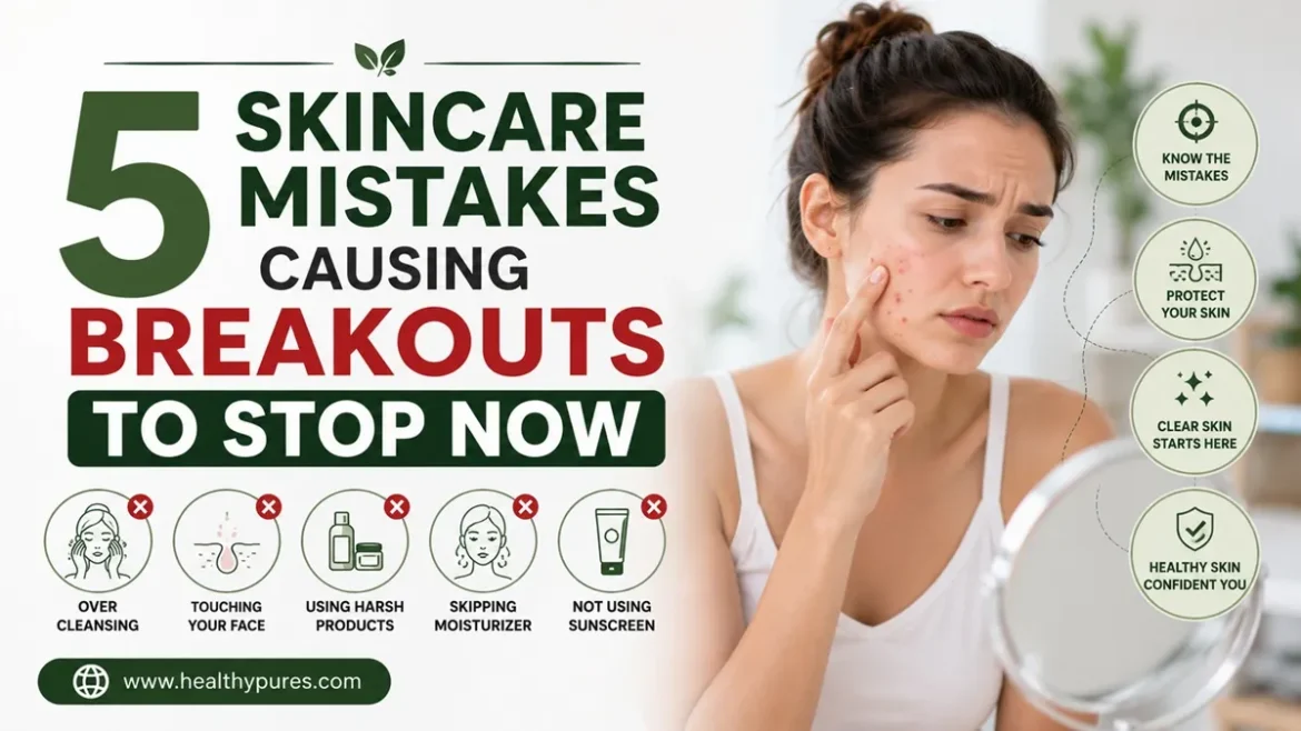 5 Skincare Mistakes Causing Breakouts To Stop Now