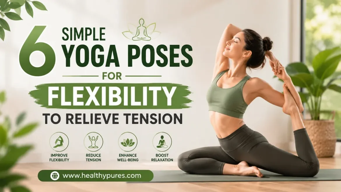 6 Simple Yoga Poses For Flexibility To Relieve Tension