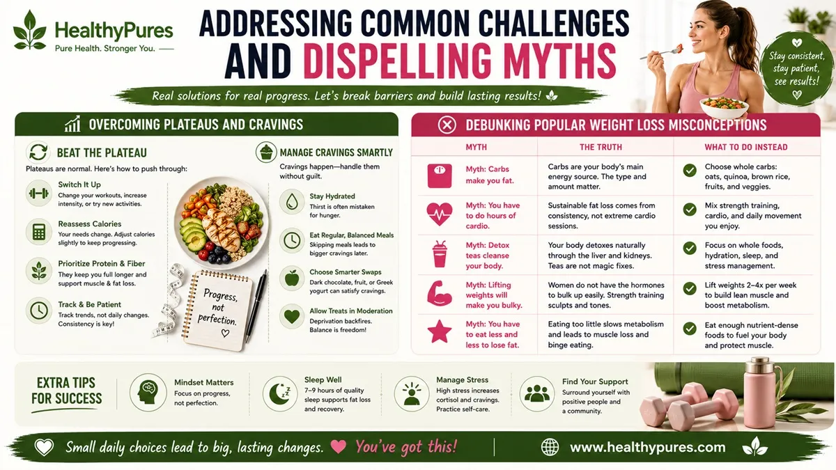 7-Day Meal Plan For Weight Loss Female 6 Addressing Common Challenges And Dispelling Myths