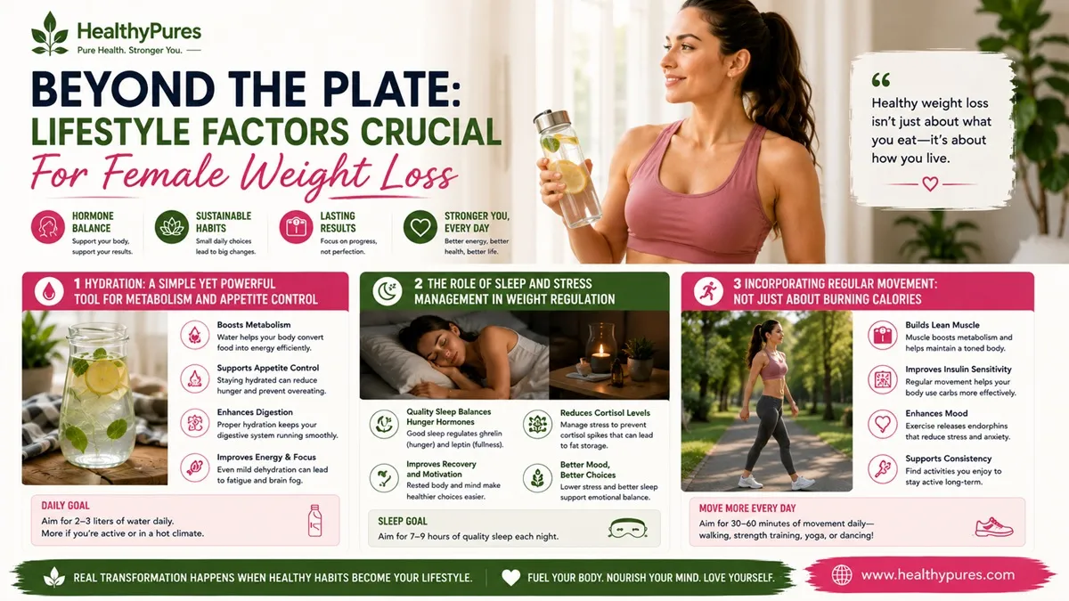 Beyond The Plate Lifestyle Factors Crucial For Female Weight Loss