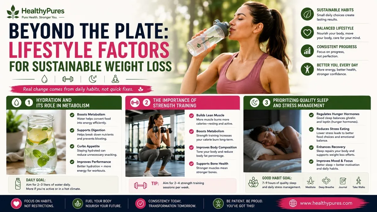 High Protein Meal Plan For Weight Loss Female 7 Beyond The Plate Lifestyle Factors For Sustainable Weight Loss