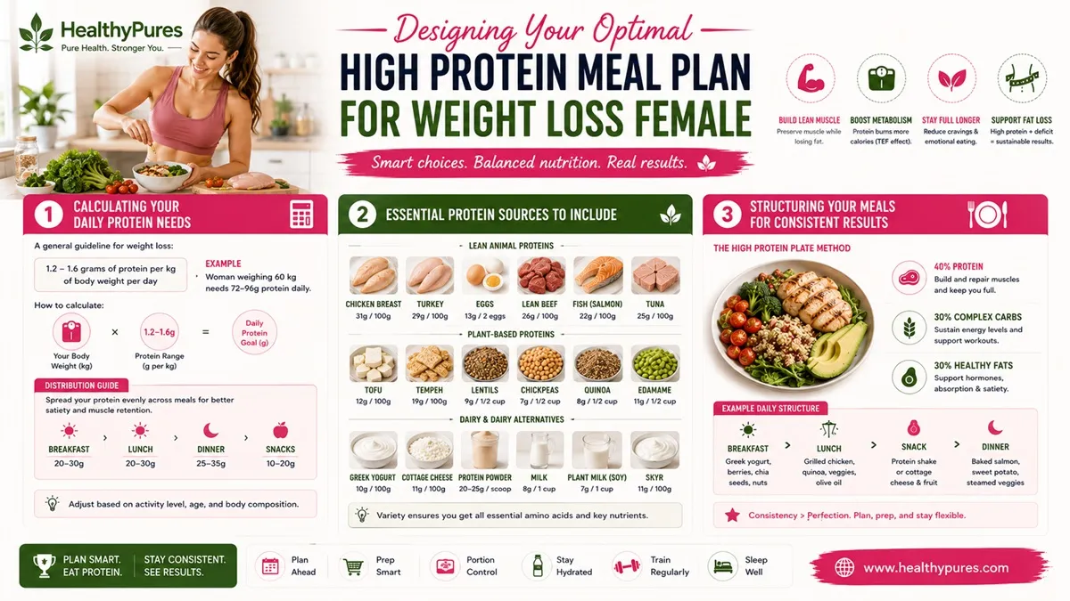 High Protein Meal Plan For Weight Loss Female 5 Designing Your Optimal High Protein Meal Plan For Weight Loss Female