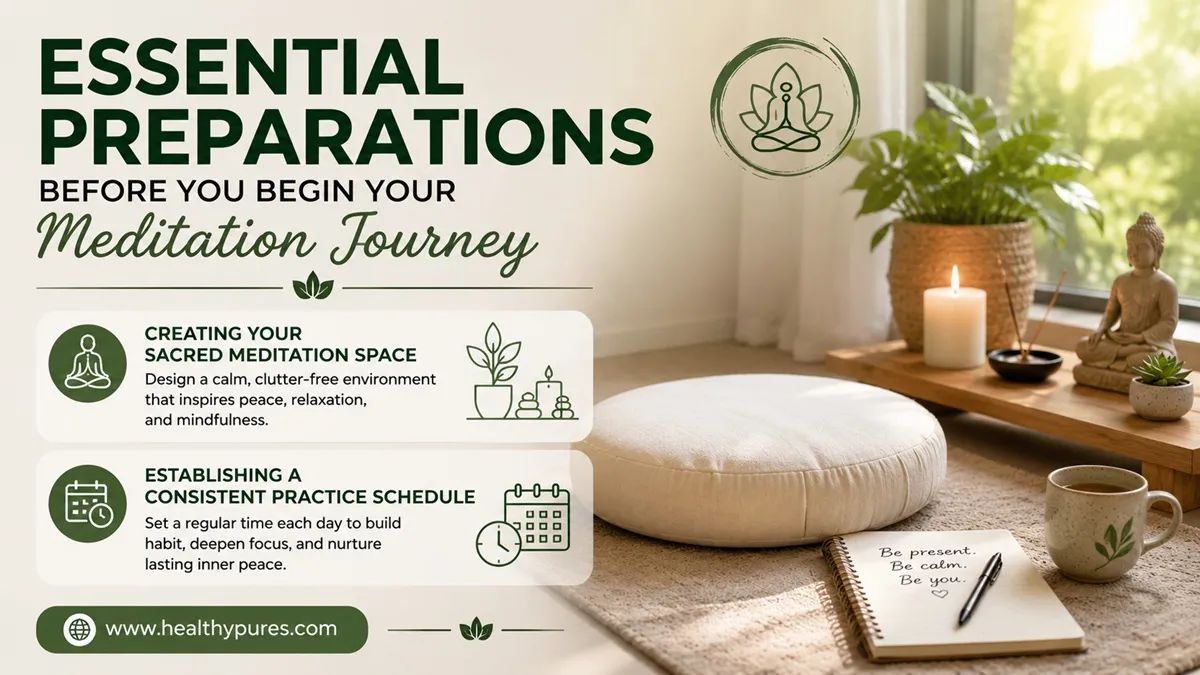 5 Beginner Meditation Techniques For Inner Peace Fast 4 Preparing a quiet and comfortable place for beginner meditation