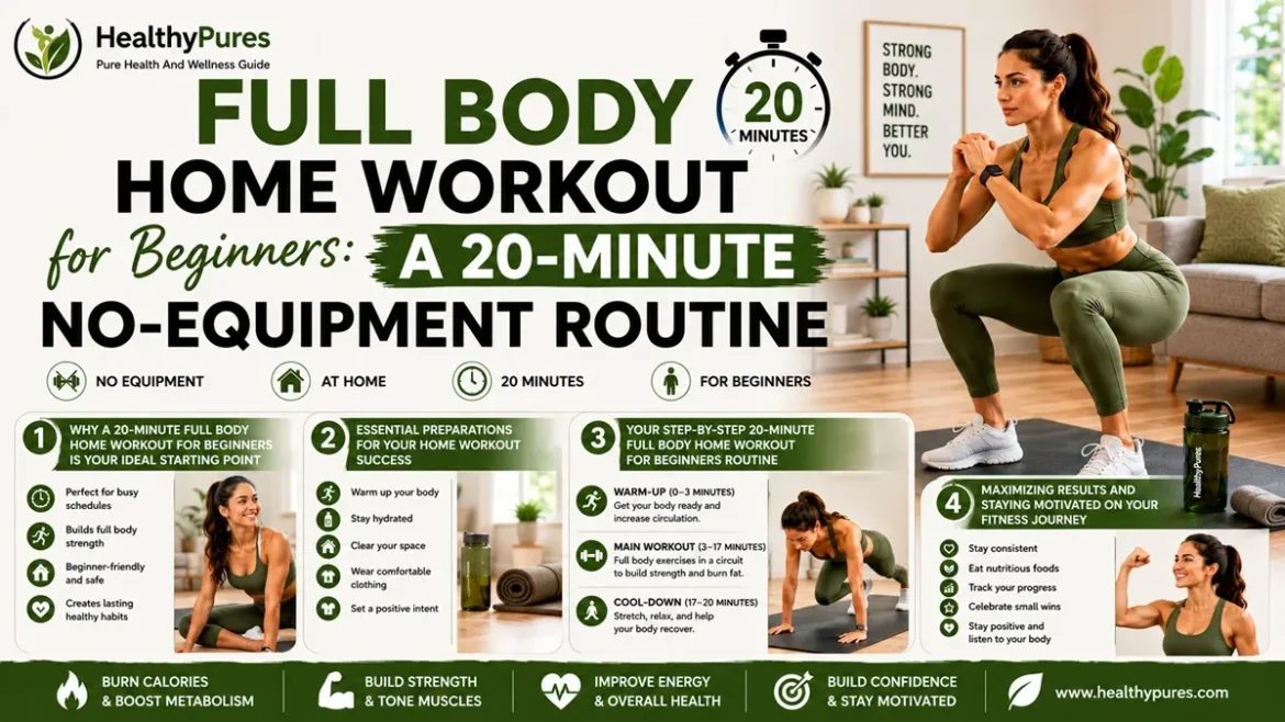Full Body Home Workout for Beginners A 20-Minute No-Equipment Routine
