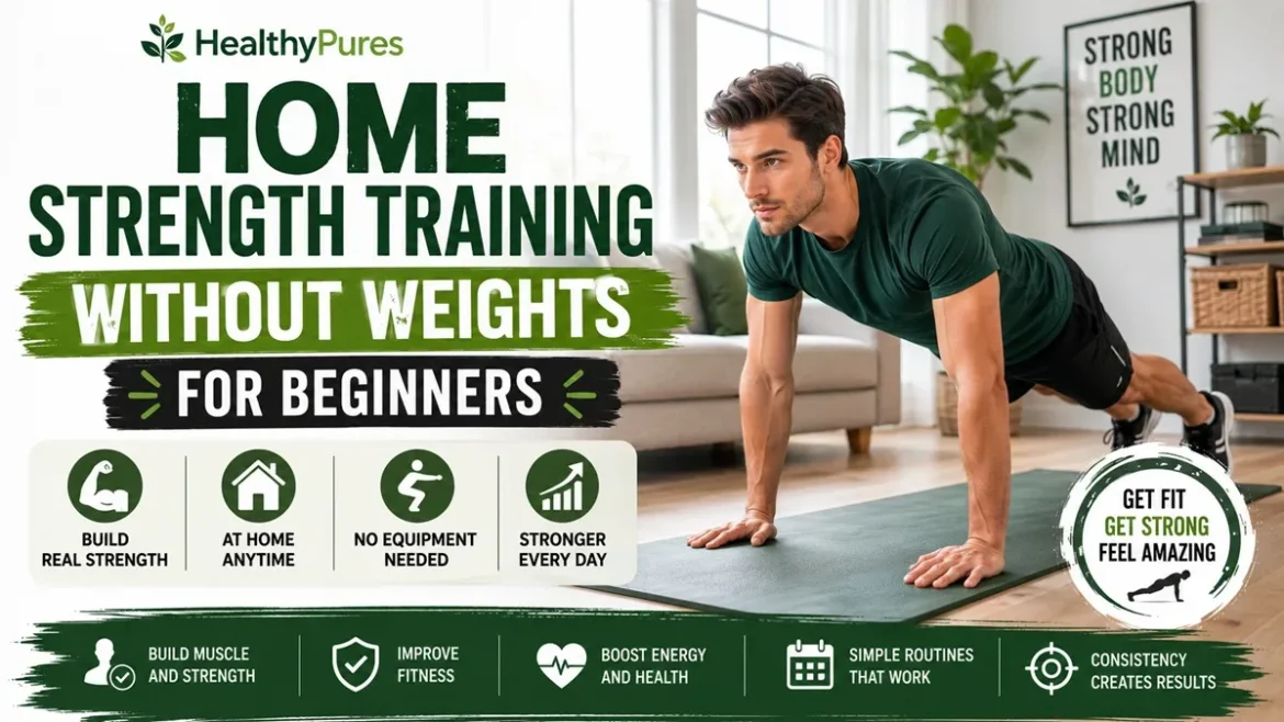 Home Strength Training Without Weights For Beginners