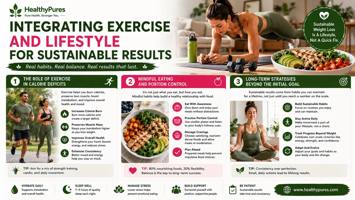 1500 vs 1200 Calorie Weight Loss Meal Plan 8 Integrating Exercise And Lifestyle For Sustainable Results