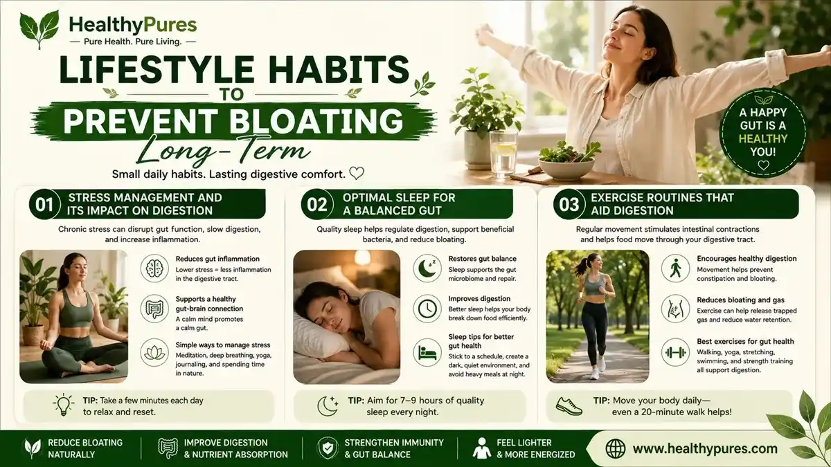 Lifestyle Habits To Prevent Bloating Long-Term