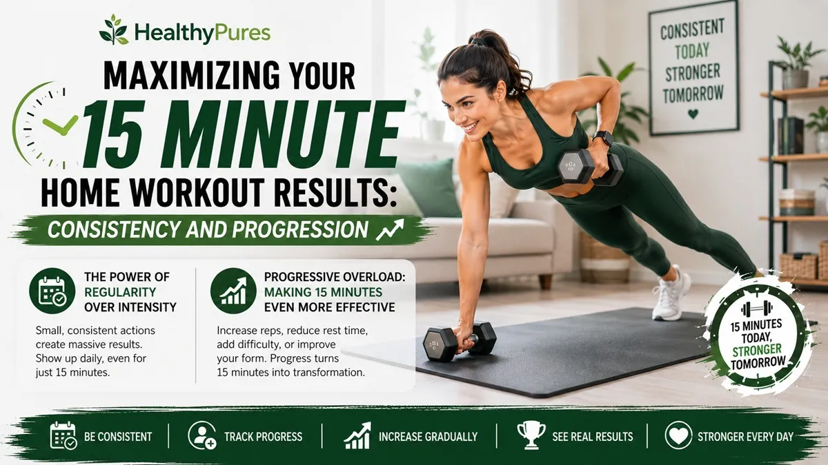 Maximizing Your 15 Minute Home Workout Results Consistency And Progression