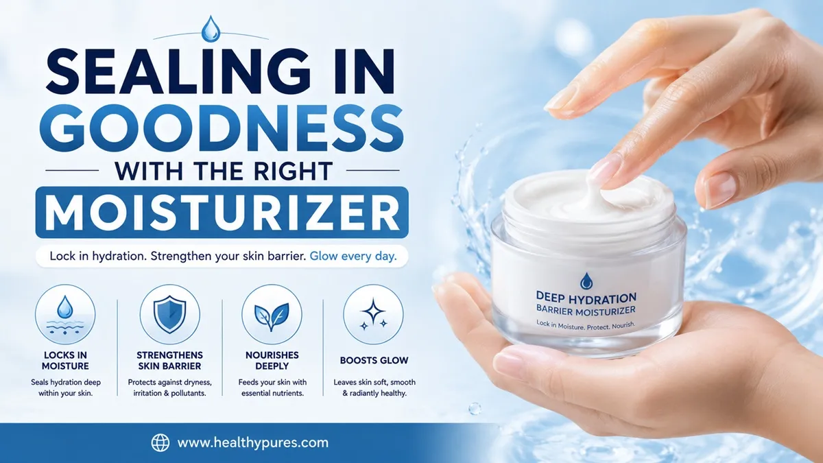 Sealing In Goodness With The Right Moisturizer