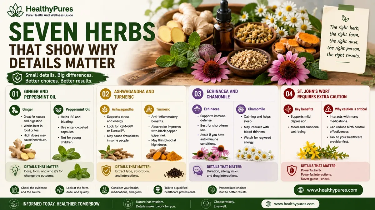 Seven Herbs That Show Why Details Matter