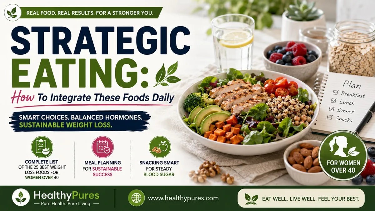 25 Weight Loss Foods For Women Over 40 9 Strategic Eating How To Integrate These Foods Daily