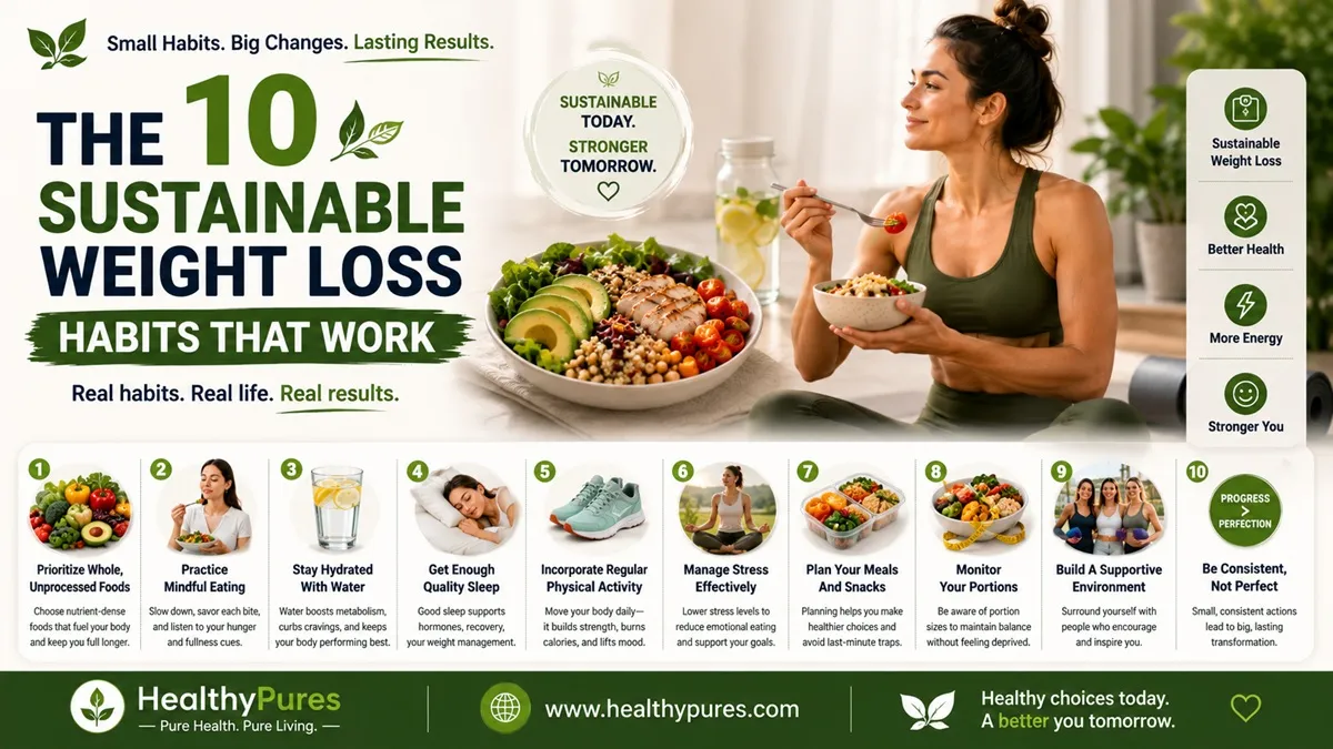 The 10 Sustainable Weight Loss Habits That Work