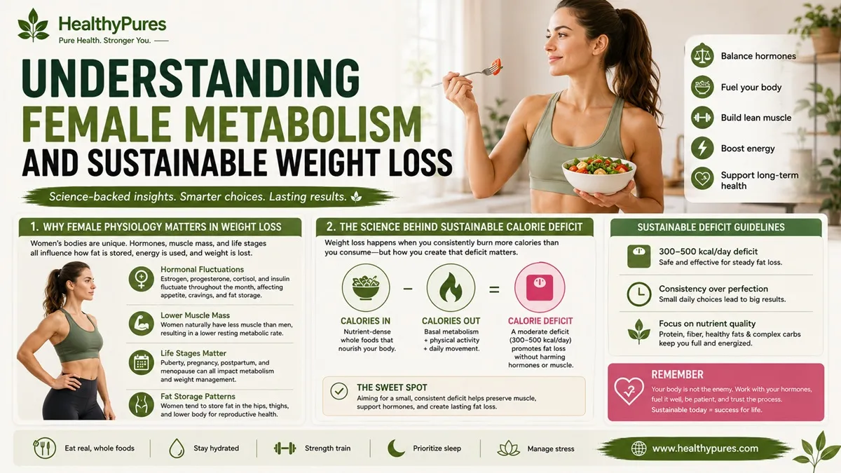 7-Day Meal Plan For Weight Loss Female 4 Understanding Female Metabolism And Sustainable Weight Loss