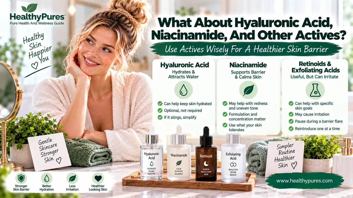 What About Hyaluronic Acid, Niacinamide, And Other Actives