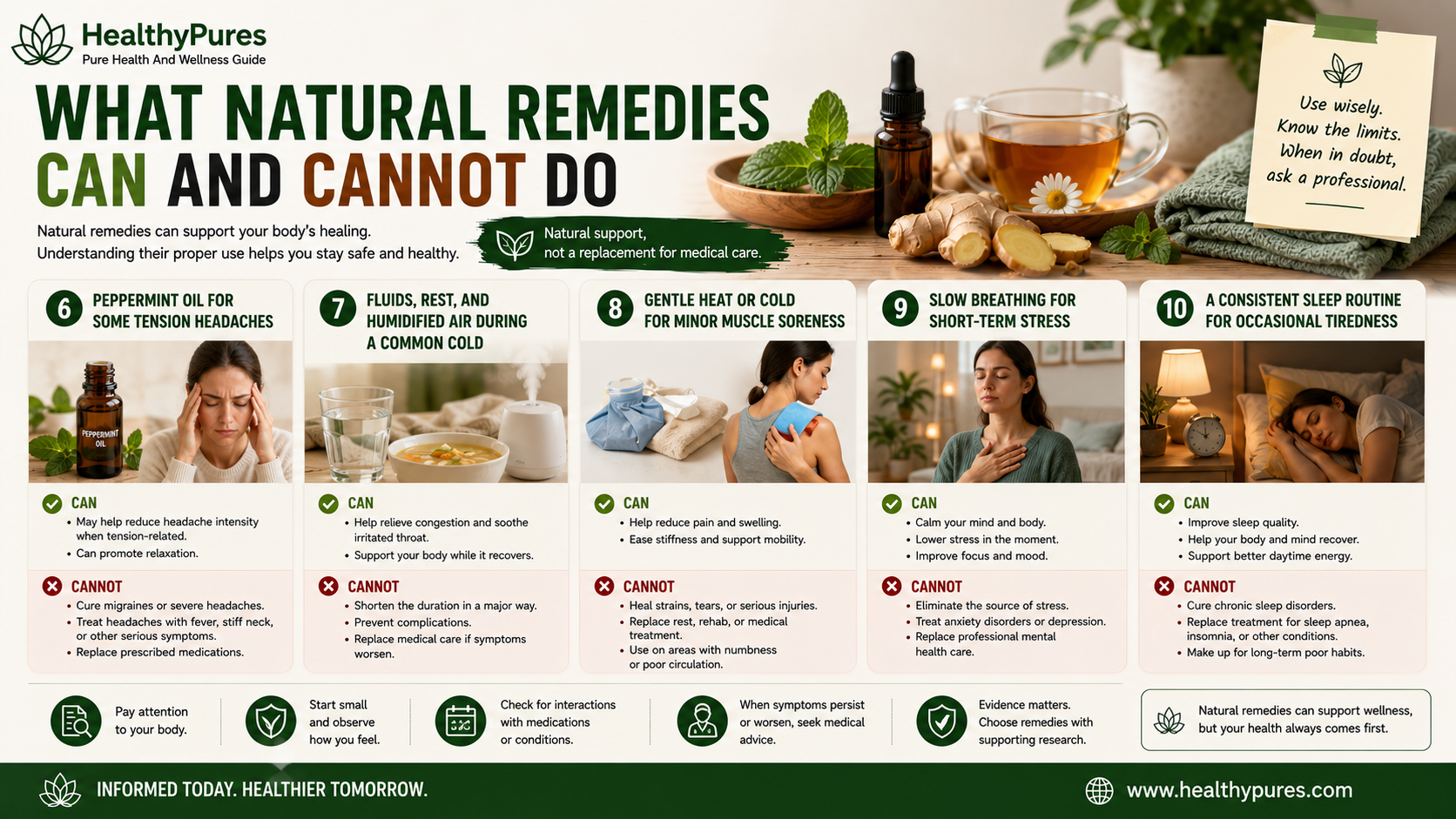 What Natural Remedies Can And Cannot Dos