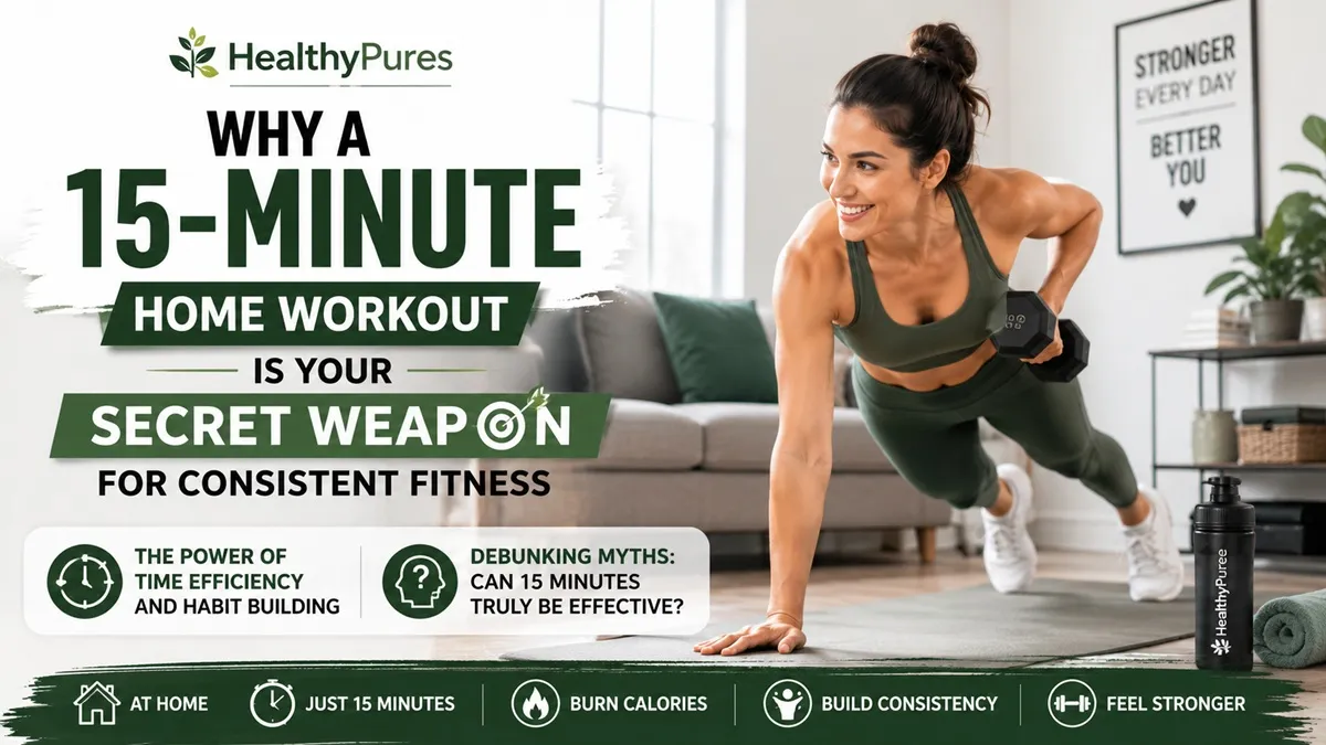Why A 15 Minute Home Workout Is Your Secret Weapon For Consistent Fitness
