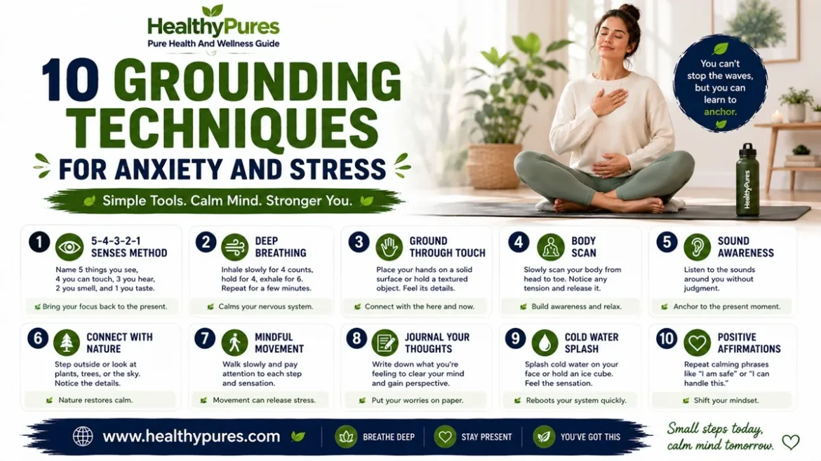 10 Grounding Techniques For Anxiety And Stress