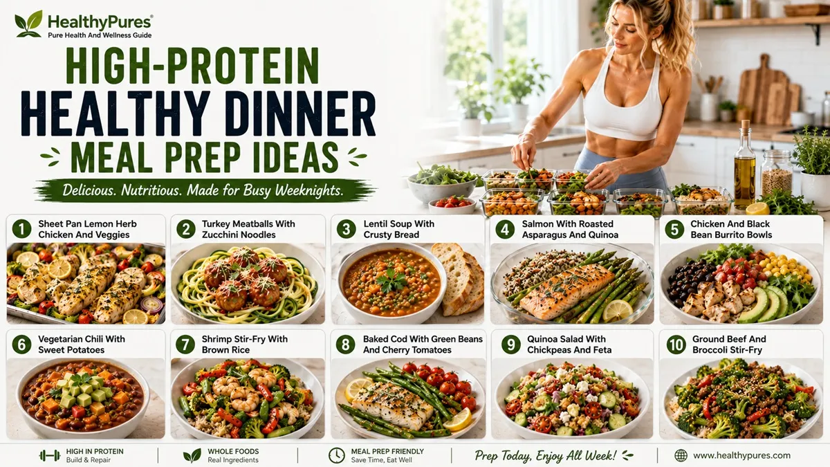10 Healthy Dinner Meal Prep Ideas For Busy Weeknights
